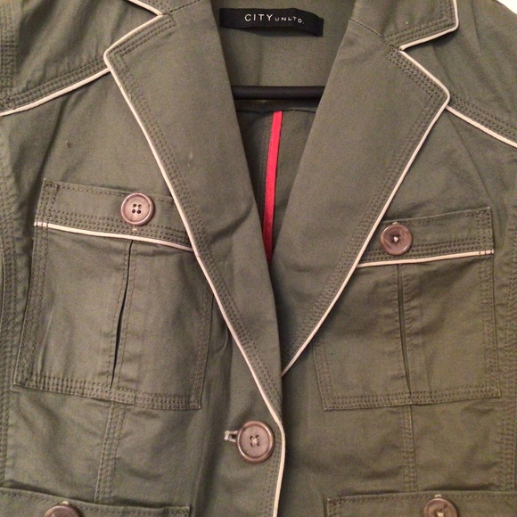 Vintage City unltd. One Button Blazer - Picture 2 of 8